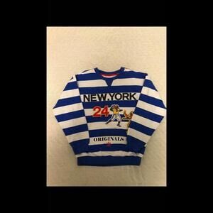 WOMENS VINTAGE ADIDAS ORIGINAL ARCHIVE STRIPED SWEATER!